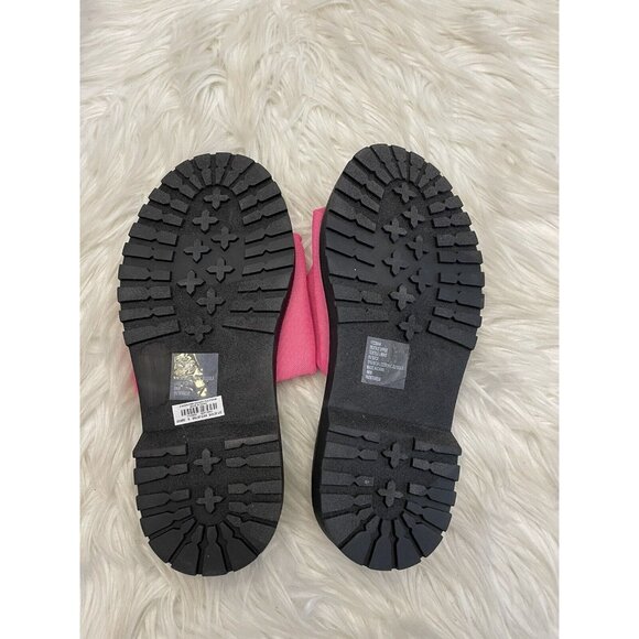 Torrid Chunky Platform Sandal Neon Hot Pink Women’s Size 9WW New‎ - Picture 6 of 9
